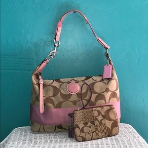 Coach bag and wristlet